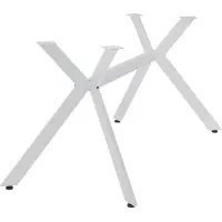 CLP Cascada Tafelpoten - Tafelframe - Tafelonderstel - Met poedercoating - Wit - wit