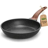 YASHE koekenpan - 20 cm - antiaanbak - inductie - grijs