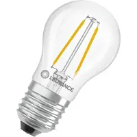 Ledvance LED Classic P45 Filament Lamp E27 - 1.8W 250lm 2700K 230V - Ø45mm - Geschikt voor Tafellampen, Nachtlampjes & Vitrines