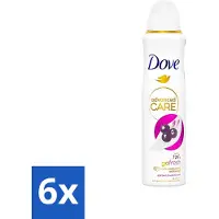 Dove 6 x - Deospray - Acai Bes & Waterlelie - 150 ml - Go Fresh - Acai Bes - Waterlelie - Deodorant - Antitranspirant