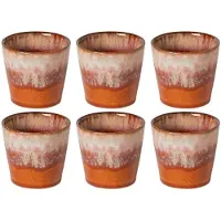 Costa Nova Espresso Kopjes Casafina Poterie Caramel-Latte 80 ml - 6 stuks