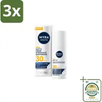 Nivea 3 x MEN – Gezichtscrème – Sensitive, Gevoelige huid, SPF30 – 50 ml - Grootverpakking - Koffie - Koffiezetapparaat - Koffiezetapparaat