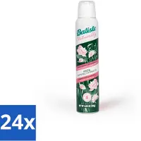 Batiste – Natuurlijke bamboevezel & Gardenia – Droogshampoo – Versterkt en verfrist – 100% natuurlijk – 200 ml - Voordeelverpakking - 24 stuks