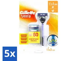 Gillette 5 x Fusion 5 - Scheermesje - Ergonomisch ontwerp - 2 Extra Navulmesjes - Scheermesjes - Scheren - Scheren Voor Mannen - Comfortabel Scheren - Precisie Scheren