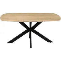 Giga Meubel Eettafel Jaimy Naturel Deens Ovaal 160cm