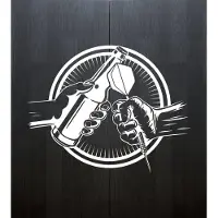 Bull's Bier & Darts Classic Kabinet Black