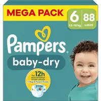 Pampers 4x Baby Dry Luiers Maat 5 (11-16 Kg) 26 Stuks
