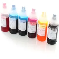 ABC huismerk set 6x fles navulinkt geschikt voor Epson 107 geschikt voor Ecotank ET18100