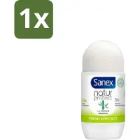 Sanex 1 x – Deo Roll-on – Bamboo Fresh Efficacy – 50 ml - Bamboo Deodorant - Natuurlijke Frisheid - Alcoholvrije Deodorant - Huidvriendelijke Deodorant - Transpiratiegeur