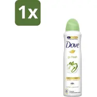 Dove 1 x - Deodorant - Go Fresh Cucumber & Green Tea - Frisse en kalmerende geur - 250 ml - Go Fresh - Cucumber & Green Tea - Deodorant Spray - Fris - Kalmerend