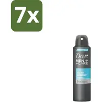 Dove 7 x Men+Care – Deodorant Spray – Clean Comfort – 200 ml - Anti-transpirant Spray - Okselgeur - Frisse Geur - Schone Geur - Okselverzorging