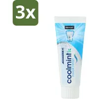 Sence 3 x - Freshmint - Tandpasta - Met Fluor - 75 ml - Tandpasta - Fluoride - Frisse Adem - Mondhygiëne - Gaatjes Voorkomen