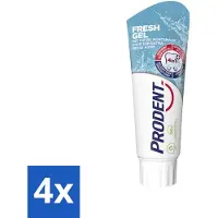 Prodent 4 x – Tandpasta – Fresh Gel – 75 ml - Frisse Mond - Anti-cariës - Tandplak - Tanderosie - Glazuur Bescherming