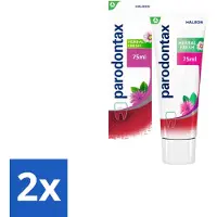 Parodontax 2 x - Tandpasta - Herbal Fresh - Bergamot & Mint - 75ml - Tandvleesgezondheid - Tandpasta - Kruidenextracten - Bloedend Tandvlees - Mondhygiëne