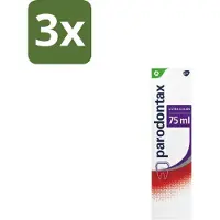 Parodontax 3 x – Tandpasta – Ultra Clean – 75 ml - Tandpasta - Tandplak - Tandvlees - Bloedend Tandvlees - Fluoride
