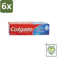 Colgate Tandpasta Maximum Cavity Protection 100 ml - Voordeelverpakking - 6 stuks - Tandpasta - Gaatjesbescherming