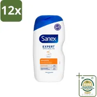 Sanex Douchegel Expert Skin Health Sensitive 400 ml - Voordeelverpakking - 12 stuks - Huidverzorging - Milde reiniging