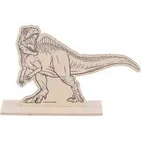 Artist & Co Overige Merken Houten Dino Schilderset Assorti