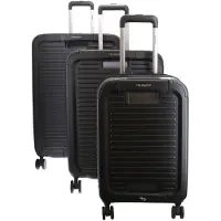 Hedgren trolley Raku Yuno Set S / M+ / L+ Black zwart 55cm