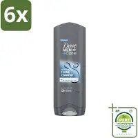 Dove Douchegel Men+ Care Clean Comfort 250 ml - Voordeelverpakking - 6 stuks - Douchegel - Fris