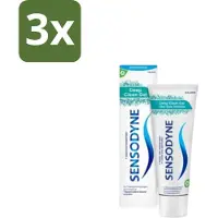 Sensodyne 3 x Tandpasta Deep Clean Gel 75 ml - Gevoelige Tanden - Tandgevoeligheid - Tandpasta - Fluoride - Gaatjes