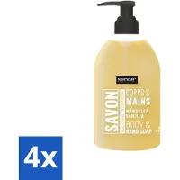 Sence 4 x - La Maison Du Savon De Marseille - Handzeep - Vanille - Hygiënisch - 500 ml - Savon De Marseille - Handzeep - Vanille - Hygiëne - Reiniging