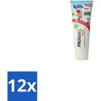 Prodent 12 x – Tandpasta – Kids 0–6 Jaar – 75 ml - Kinder Tandpasta - Melktanden - Gaatjes Voorkomen - Kinder Mondhygiëne - Super Mario
