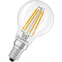 Ledvance LED Filament Kogellamp E14 - 5.9W 470lm 2700K 230V - Ø45mm - Geschikt voor tafellampen, nachtlampen, vitrinekasten