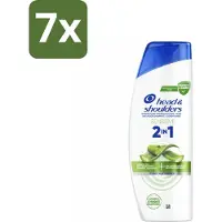 Head & shoulders 7 x – 2-in-1 – Sensitive – 300 ml - Anti-roos Shampoo - 2-in-1 Shampoo - Shampoo Tegen Roos - Hydraterende Shampoo - Dagelijkse Shampoo