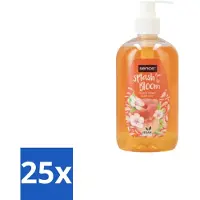 Sence 25 x – Handzeep – Splash To Bloom Peach – 500 ml - Voordeelverpakking - 25 stuks