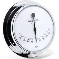 Barigo 911 CR chroom - 911CR Clinometer - Hellingsmeter met wijzerdamping - Ø 13 cm - Made in Germany