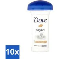 Dove 10 x - Deodorant - Roll-on - Original - Frisse geur en bescherming - 50 ml - Deodorant Stick - Anti-transpirant - Okselbescherming - Zweetgeur - Gevoelige Huid