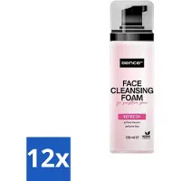 Sence 12 x - Gevoelige Huid - Gezichtsreiniger - Foam - 150 ml - Gevoelige Huid Reinigen - Gezichtsreiniger Foam - Milde Reiniging - Poriën Reinigen - Make-up Verwijderen