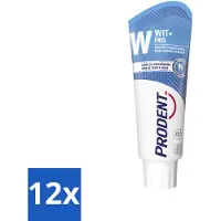 Prodent 12 x – Tandpasta – Wit + Fris – Complete Bescherming – 75 ml - Tandpasta - Glazuur Bescherming - Vlekverwijdering - Wittere Tanden - Mondverzorging