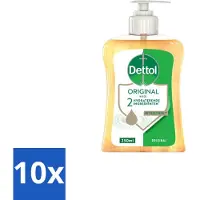 Dettol 10 x - Handzeep - Original - Klassieke Hygiëne - 250 ml - Handzeep - Antibacterieel - Hygiëne - Handwas - Huidvriendelijk
