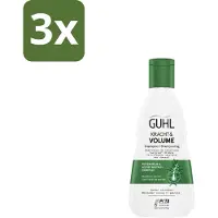 Guhl 3 x – Shampoo – Kracht & Volume – 250 ml - Kracht En Volume Shampoo - Biotine Shampoo - Rozemarijn Shampoo - Shampoo Voor Dun Haar - Shampoo Tegen Haaruitval