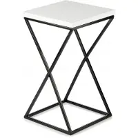 HowHomely Merkloos Metalen Plantenstandaard met MDF Tafelblad - Stijlvol Loft Design
