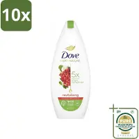 Dove 10 x - Douchegel - Revitalising - Verfrissend - 225 ml - Grootverpakking - Douchegel - Huidverzorging - Verfrissend - Revitaliserend - Hydraterend