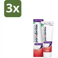 Parodontax 3 x Tandpasta bij Bloedend Tandvlees Ultra Clean 75 ml - Bloedend Tandvlees - Tandpasta - Tandvleesbescherming - Tandplak - Fluoride