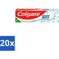 Colgate 20 x – Tandpasta – White Teeth – 75 ml - Tandpasta - Witte Tanden - Wittere Tanden - Tanden Reinigen - Tandenborstel