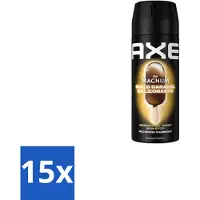Axe 15 x – Deodorant Bodyspray – Magnum Gold Caramel Billionaire – 150 ml - Deodorant - Deodorant Bodyspray - Luxe Geur - Chocolade Geur - Caramel Geur