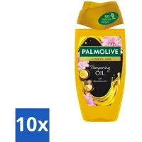Palmolive 10 x - Thermal Spa - Douchegel - Pampering Oil - Macadamia - 250 ml - Douchegel - Pampering Oil - Macadamia-olie - Spa Ervaring - Huid Verzorging