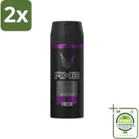 Axe Deodorant Bodyspray Excite 150 ml - Voordeelverpakking - 2 stuks - excite - Deodorant spray