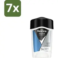 Rexona Men Deodorant Roller Maximum Protection Clean Scent 45 ml - Bulkverpakking - 7 stuks