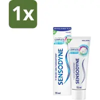 Sensodyne 1 x - Tandpasta - Complete Protection + Cool Mint - Koele Munt - 75 ml - Gevoelige Tanden - Tandpasta - Mondverzorging - Tandgevoeligheid - Cool Mint