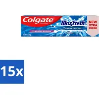 Colgate 15 x Tandpasta Maxfresh Coolmint 100 ml - Tandpasta - Frisse Adem - Mondhygiëne - Cariës Bestrijden - Tandplak Verwijderen