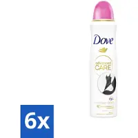 Dove 6 x – Deodorant Spray – Invisible Care – 150 ml - Anti-transpirant - Deodorant Spray - Zweetbehandeling - Frisheid - Huidbescherming