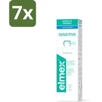 Elmex 7 x Tandpasta Sensitive Gentle White 75 ml - Tandpasta - Mondhygiëne - Tanden - Tandvlees - Glimlach