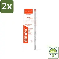 Elmex Tandpasta Anti-Cariës Original 75 ml - Voordeelverpakking - 2 stuks - Anti-cariës - Tandpasta