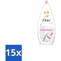 Dove – Badcrème – Soothing Almond Oil & Hibiscus – 720 ml - Bulkverpakking - 15 stuks